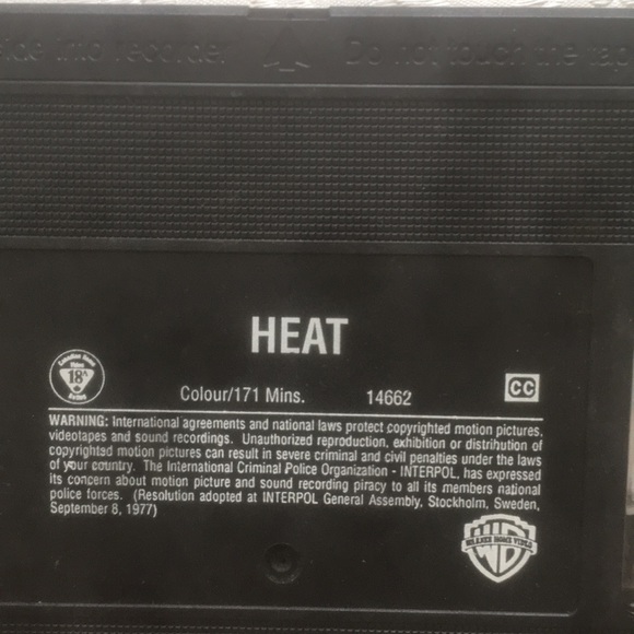 VTG. 1997 VHS Video Tapes , HEAT, REVENGE,NOSTRADAMUS. 3 Tapes - Picture 2 of 4
